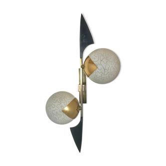 Vintage wall lamp for the house Arlus in brass
