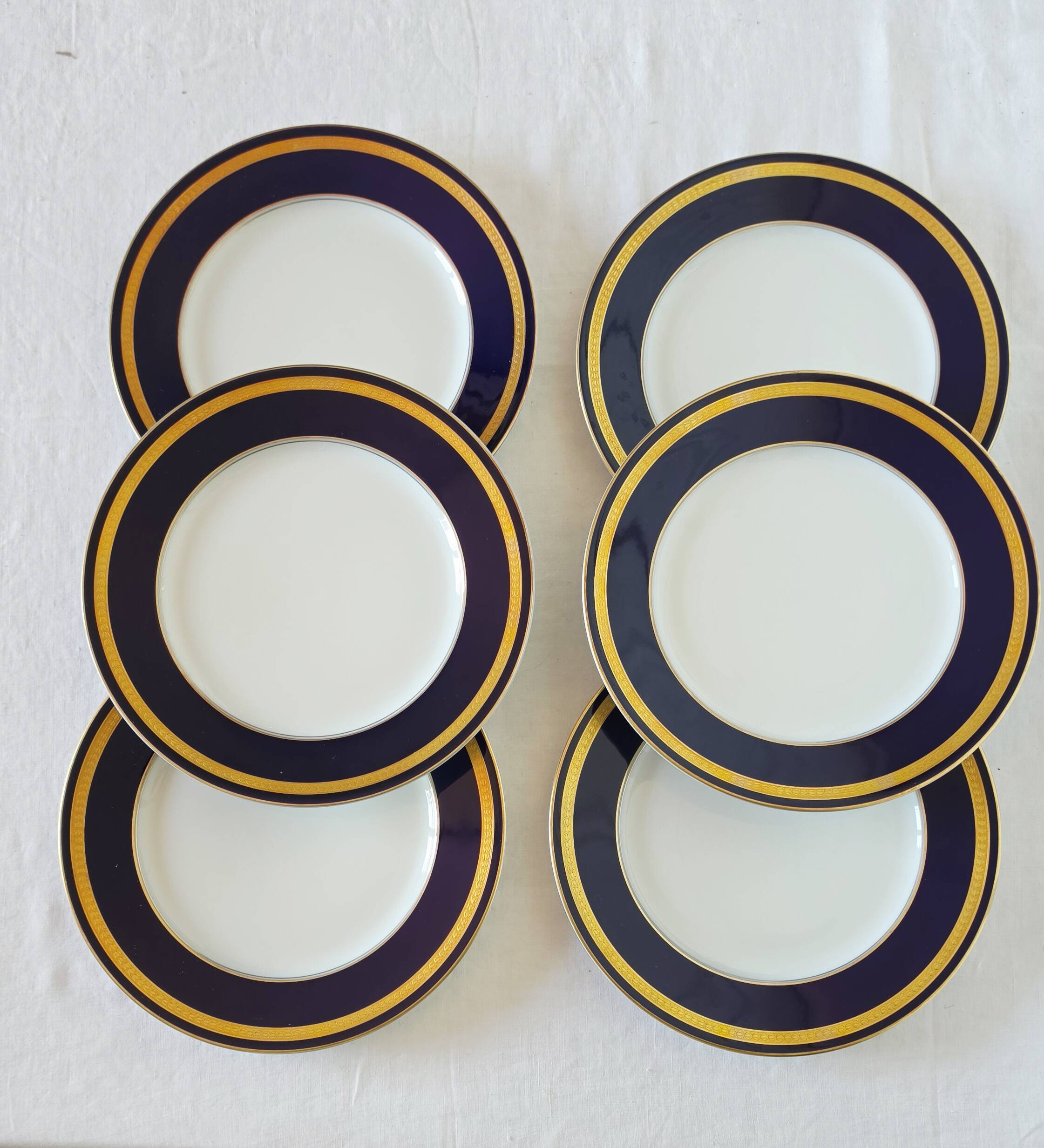 Service de 6 assiettes plates Rosenthal Classic Rose