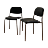 Lots of black chairs design