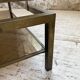 Brass coffee table attributed to Guy Lefevre for Maison Jansen