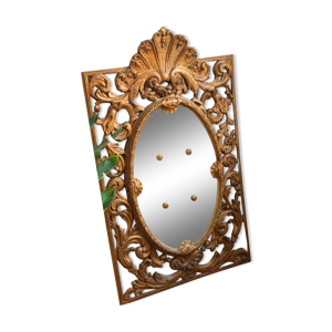 miroir doré ancien XIXe