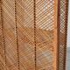 Large woven bamboo shelf