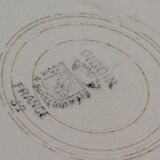 Lot of 4 old digoin ceramic plates