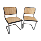 Pair of chairs Cesca B32 Marcel Breuer