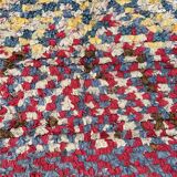 Tapis Berbère Boucherouite coloré - 99 x 160 cm