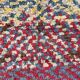 Colorful Boucherouite Berber rug - 99 x 160 cm