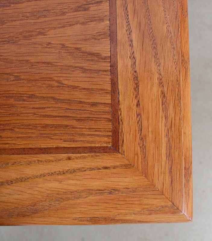 Table end of sofa in solid blond oak – 1950