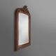 Louis Philippe mirror in plaster and wood with handcrafted decorations, France ca. 1900