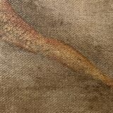 Signed oil on canvas painting "woman lying on her stomach"