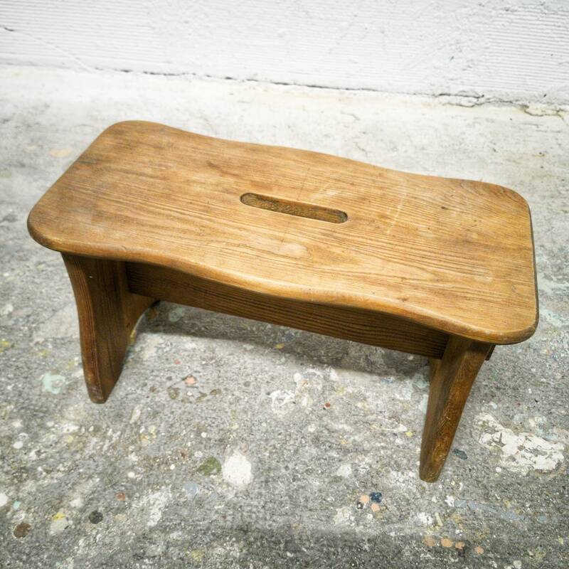 Small wooden stool / footrest