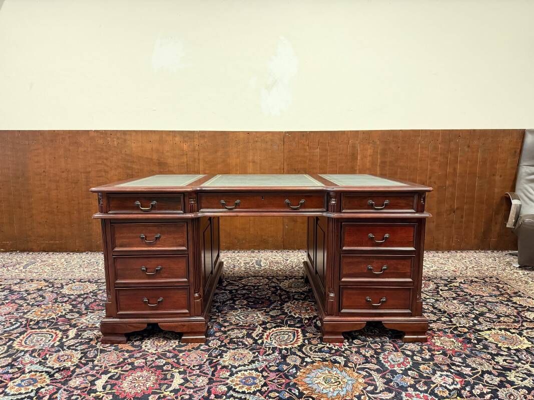 Classic English Mahogany Desk