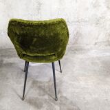 Vintage moumoute chair set
