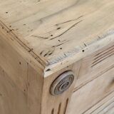 Parisian art deco chest of drawers raw wood