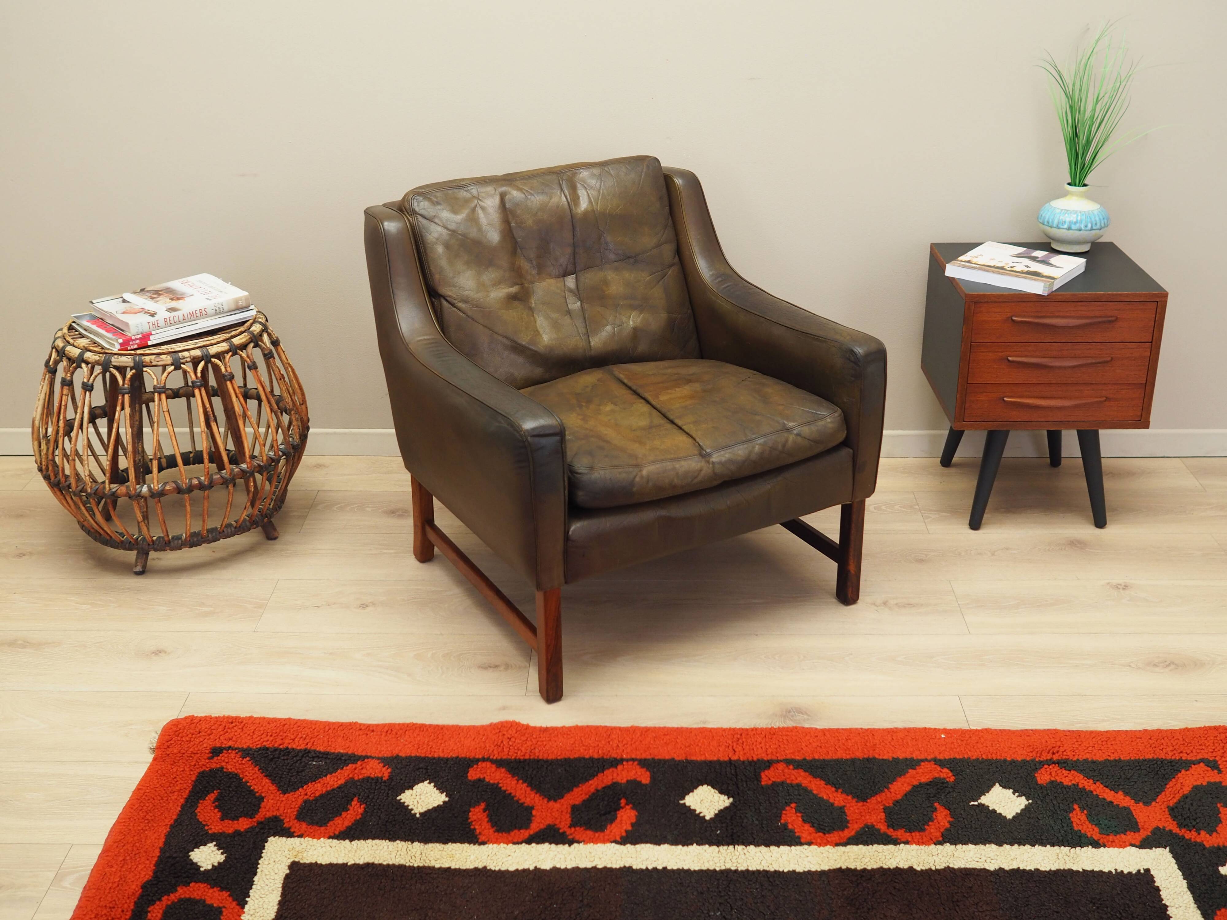 Rosewood armchair, Scandinavian design, 1960s, designer: Fredrik Kayser, pr