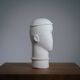 Sculpture de femme moderniste en grès, années 1980