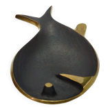 Bol/Mégotine Fish in Brass Mid-Century by Walter Bosse, Herta Baller, 1950s