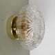 Vintage glass globe wall or ceiling light