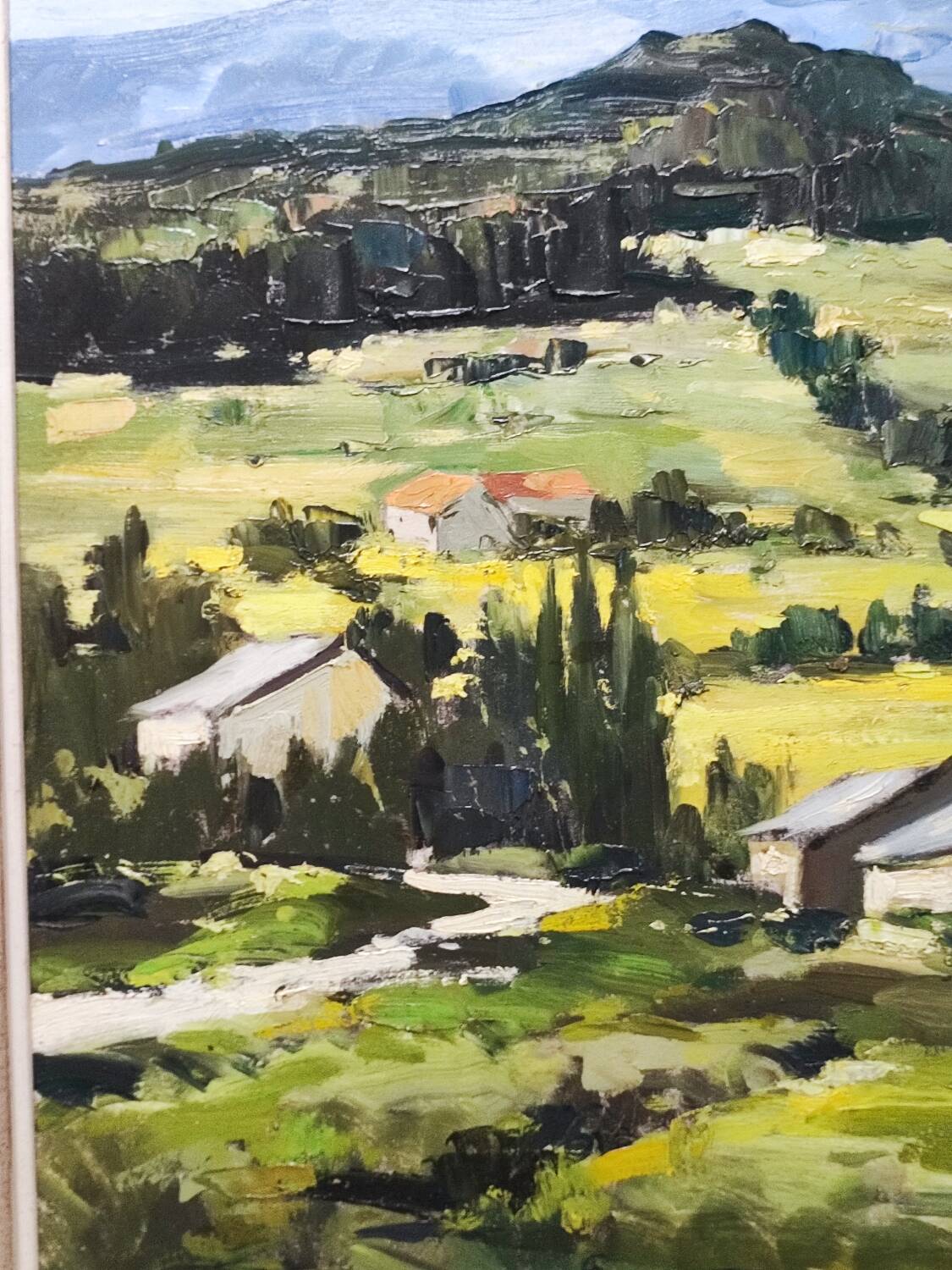 Peinture à l'huile - paysage