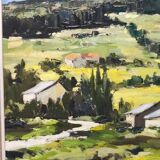 Peinture à l'huile - paysage