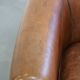 Vintage Sheepskin Leather Club Chair