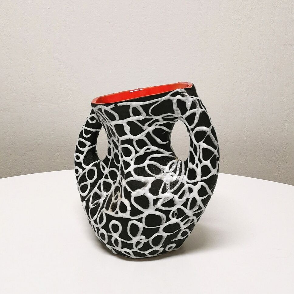 Vallauris 'spaghetti' ceramic vase
