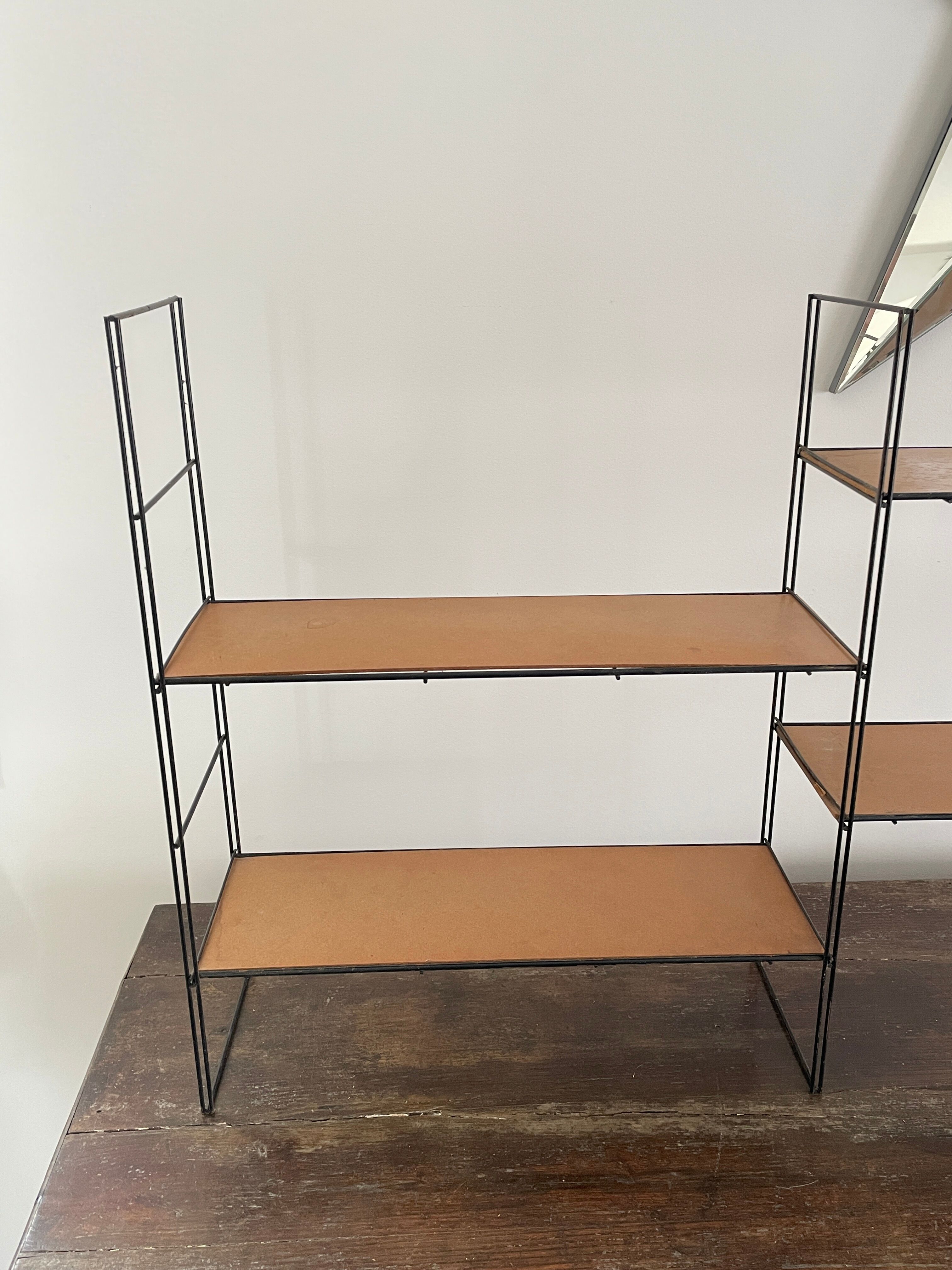 Triple modular shelves
