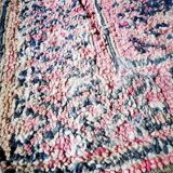 Tapis berbère Beni Mguild Red Seventies 4m sur 2m10