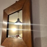 Teak mirror