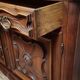 Buffet or sideboard with Venetian doors in Louis XV style made of walnut.