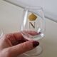 Suite de 10 verres à liqueur en cristal décor Napoléon Ier doré – cour