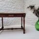 Ancienne table a ecrire bois perlé Louis XIII