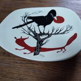 Crow and fox cheese plate