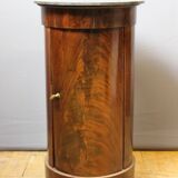 Empire bedside table in mahogany, 19th century.