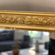 Antique Louis-Philippe carved mirror 90x65 cm
