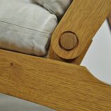 Rare set of 4 deckchairs AP71 including footstool by Hans Wegner for AP Stolen, Denmark 1968