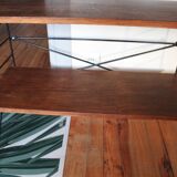Etagère en bois et métal
