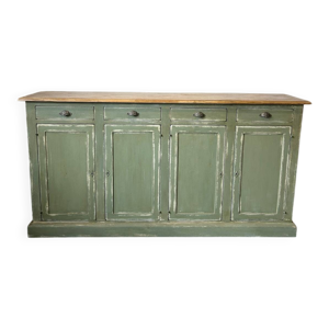 Buffet ancien patiné