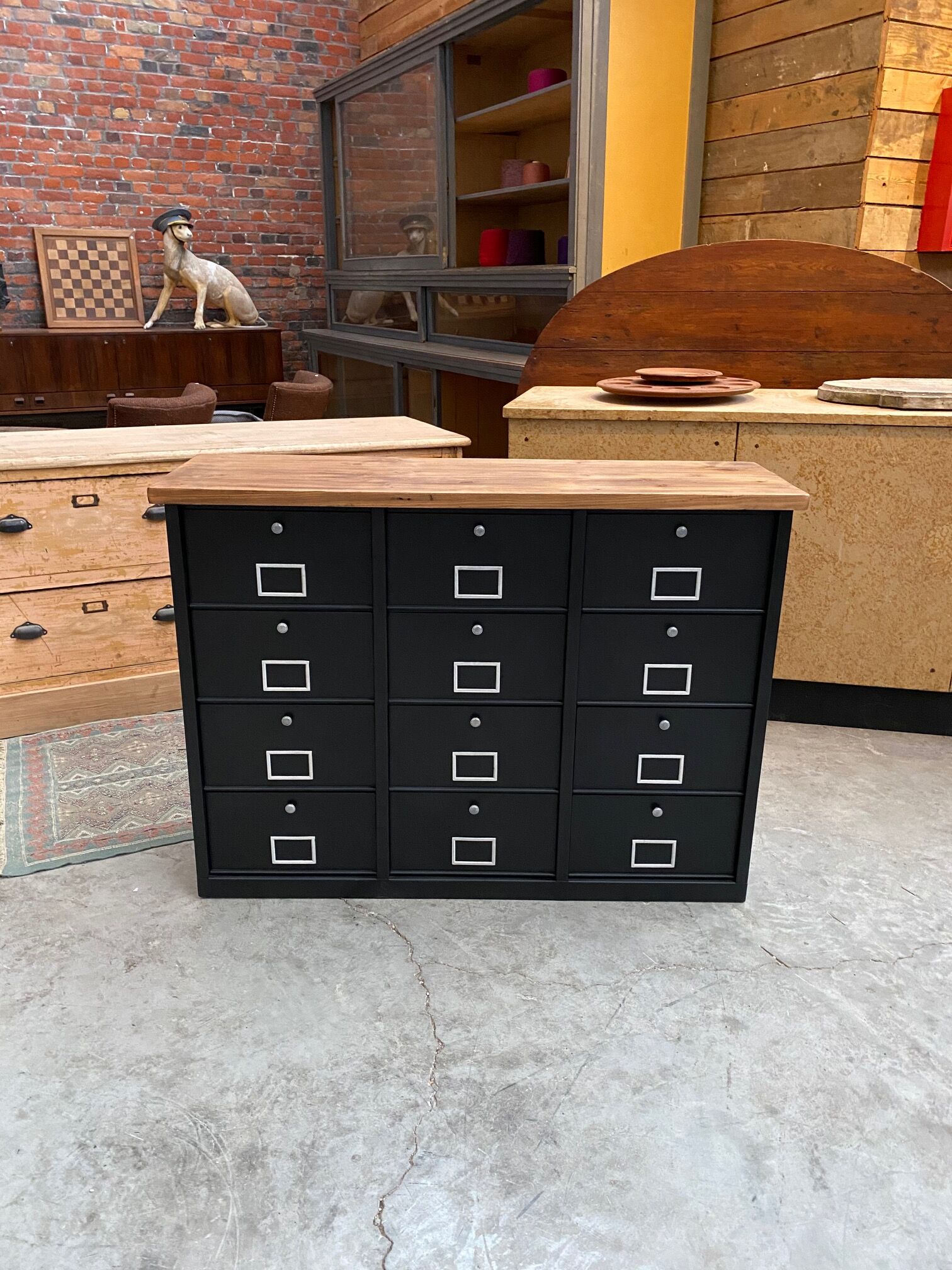 Old metal valve cabinet