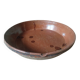 Large glazed earthenware dish