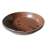 Large glazed earthenware dish