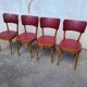 Set de 4 chaises bistrot baumann vinyl