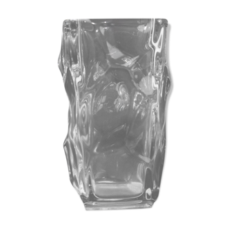 Vase en Cristal Vintage, 1950