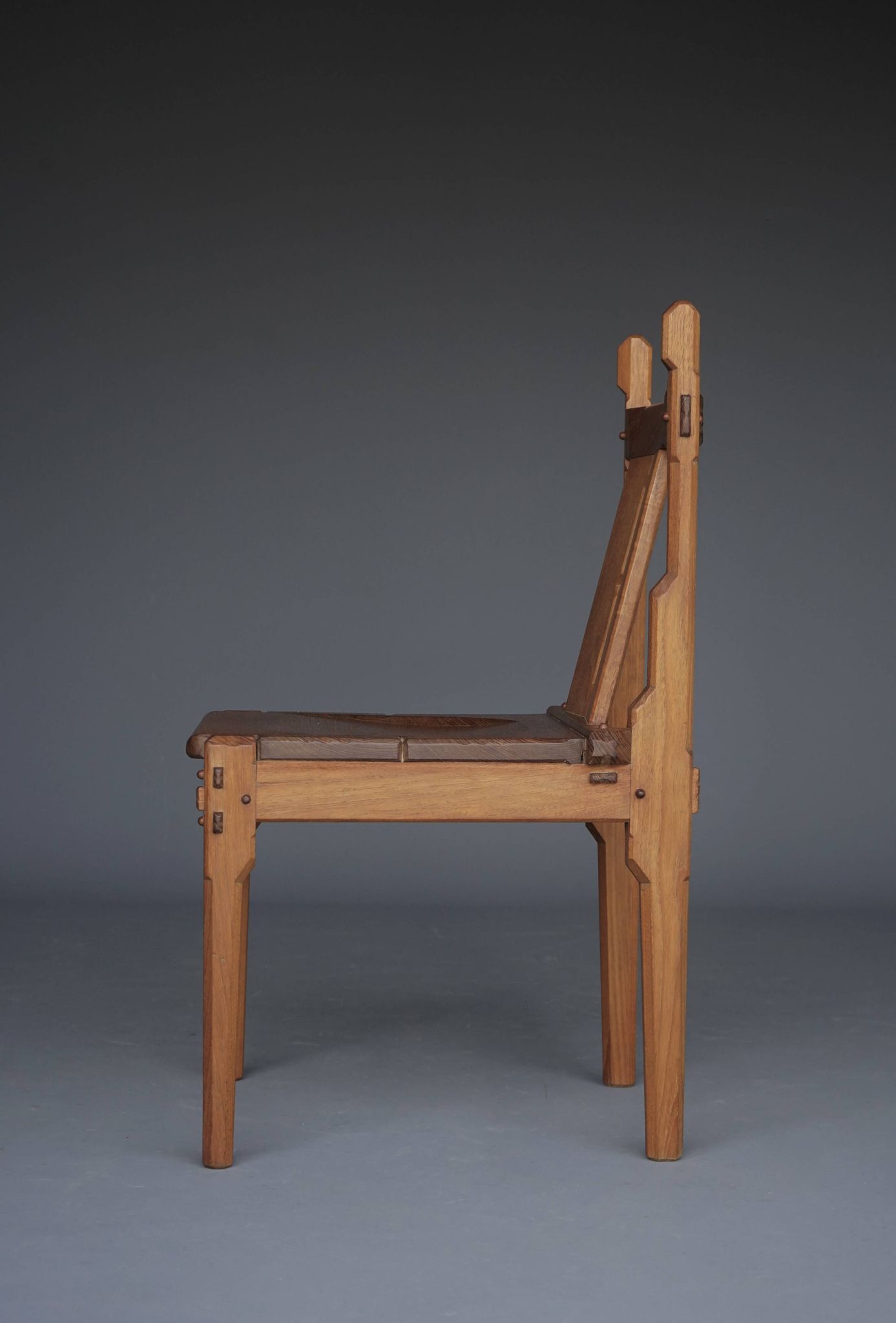 Chaises latérales néerlandaises rares par Alexander Kropholler, années 1930
