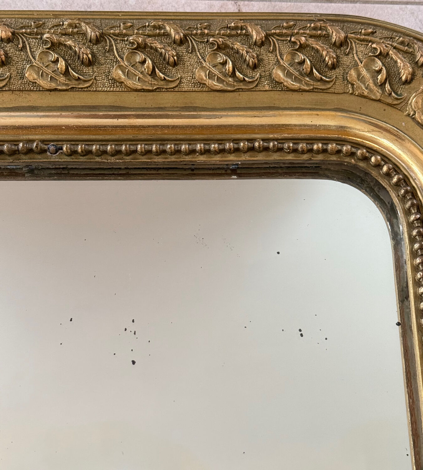 Golden Louis Philippe mirror