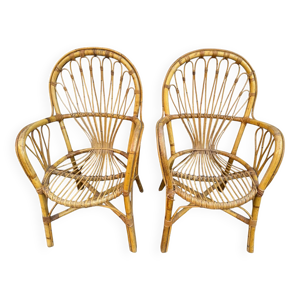 set de 2 fauteuils en