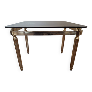 table basse en laiton,