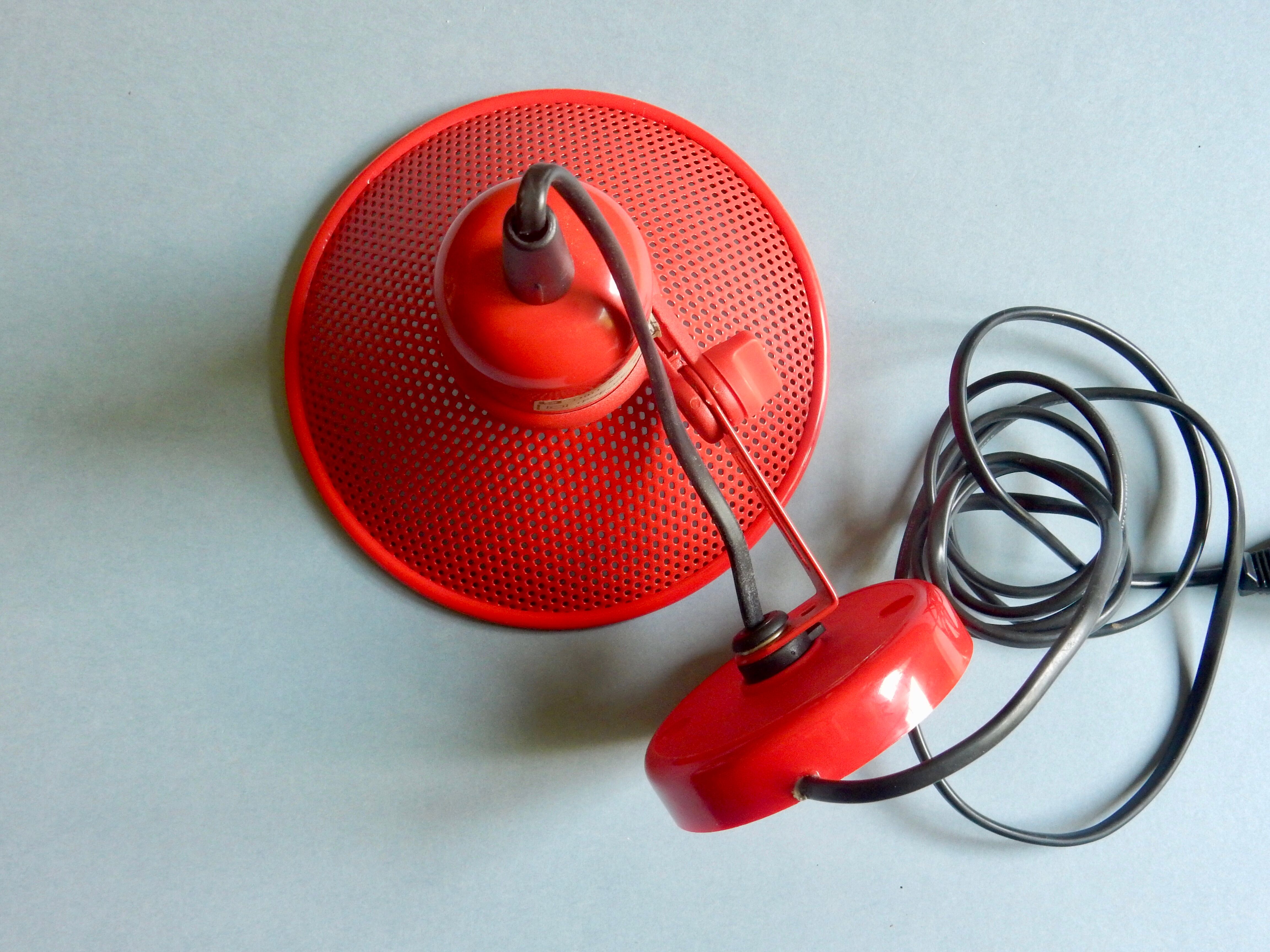 Red wall lamp from the 80