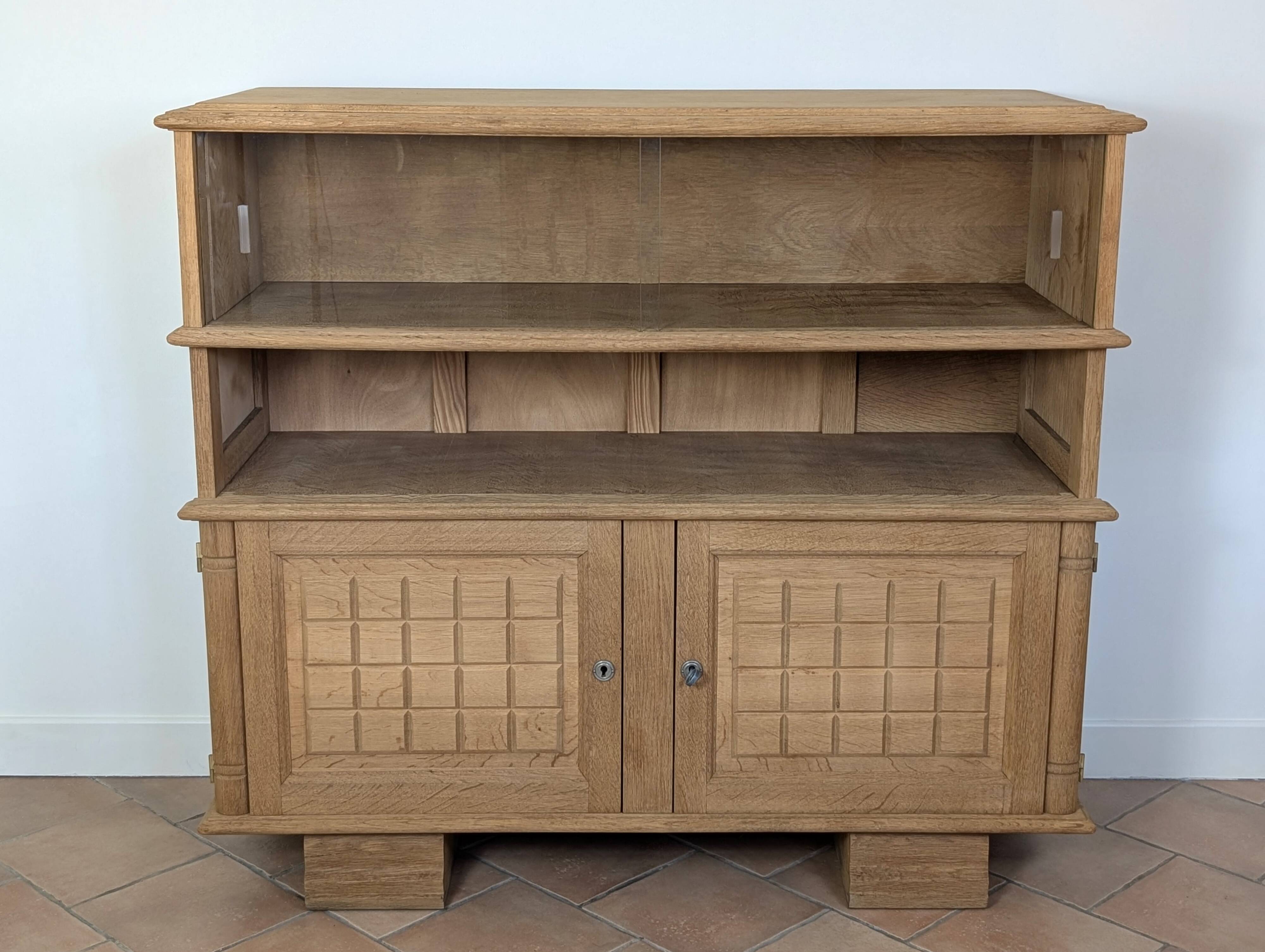 Raw oak sideboard