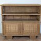 Raw oak sideboard