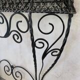 Wrought iron console